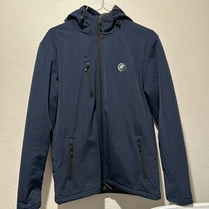 Men’s navy Clique jacket, puffer interior